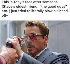 The sopranos season06 ep01 hd. Guys Bucky Literally Tried To Shoot Tony S Head Off Marvel Dc Comics Marvel Cinematic Marvel Movies