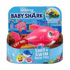 Bath toys └ baby bathing & grooming products └ baby all categories antiques art baby books, comics & magazines business, office & industrial cameras & photography cars, motorcycles & vehicles clothes, shoes & accessories coins collectables computers/tablets & networking crafts. Zuru Baby Shark Sing And Swim Bath Toy For Sale Online Ebay