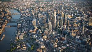 Black and white silhouette of london city. New Photos Show The Future City Of London Skyline