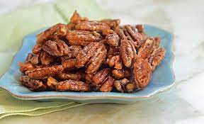 Sweet Spicy Salty Candied Pecans Aka Candied Nuts Recipe Pecan Recipes Sweet And Spicy Recipes