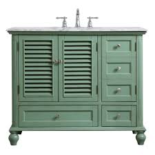 Bathroom cabinet made from old pine logs. Elegant Decor Vf30542 Rhodes 42 Inch 2 Drawer Single Bathroom Vanity Sink Set