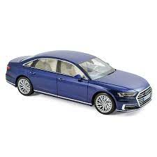 Norev 1 18 2017 Audi A8 L Hard Top Blue Metallic 188365 Audi A8 Audi Car Model