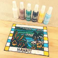 100均で作ろう ガラス絵の具を使ってステンドグラス風シールができちゃう ガラス絵の具 絵の具 ステンドグラス風