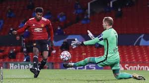 Europe's premier competition returned to old trafford, albeit without any fans present of course, and ole gunnar solskjaer's side put on a real show. Man Utd 5 0 Rb Leipzig Mason Greenwood Marcus Rashford Hat Trick Anthony Martial Score Bbc Sport