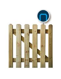 Cette porte droite en bois dur mesure 180 cm de haut et 90 cm de l. Portillon De Jardin