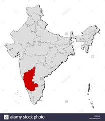 It was formed on 1 november 1956, with the passage of the states reorganisation act. Jungle Maps Map Of Karnataka India