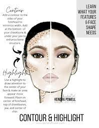 Contouring Highlighting Contouring And Highlighting Face Shapes Makeup Tutorial Eyeliner