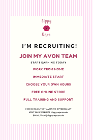 Lippy Reps Avon Team In 2020 Avon Business Avon Work From Home Uk