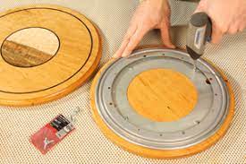 Installing the lazy susan base cabinet is a simple with the right tools how to install lazy susan hinges? How Do You Install Lazy Susan Hardware Woodworking Blog Videos Plans How To