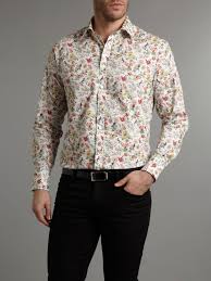 This should be at least 5 characters long and will case sensitive. Simon Carter Long Sleeved Floral Bird Print Shirt In Beige For Men Cream Lyst Casual Shirts For Men Printed Dress Shirts Casual Shirts