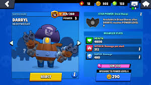 Learn the stats, play tips and damage values for darryl from brawl stars! Petition To Change Darryl S Category Name From Heavyweight To Ambush Assassin Rushing Assassin Brawlstars