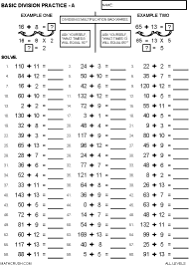 worksheets on division by math crush