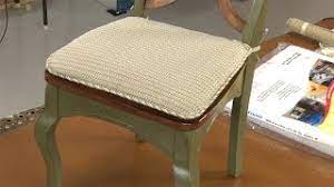 Between the dust cover, the piped trim, the upholstery fabric, a layer of batting, and the disgustingly crumbling rubber mesh, i spent a little over an hour on each chair seat, pulling out five separate layers of. How To Make Your Own Chair Pad Cushions Youtube