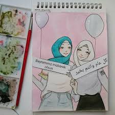 Terbaru 30 gambar kartun muslimah sahabat berdua gambar kartun muslim romantis nusagates download sahabat 7 pilih yang mana wa kartun gambar kartun gambar / gambar with aplikasi picsart , ada pertanyaan ?. Gambar Oleh Keisyanaila Pada Bercadar Sketsa Kartun Seni