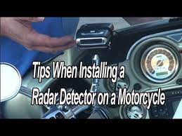 Now that you know the laws and technology surrounding detectors, as well as how to mount one to. Motorcycle Radar Detector Mount Youtube