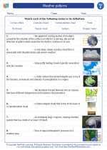 Free weather worksheets that will help kids learn about the weather including temperature, forecasting, types of weather and more. Weather Patterns 6th Grade Science Worksheets And Answer Key Study Guides And Vocabulary Sets