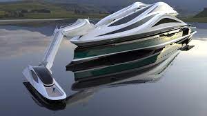 The hyper jet capsule measures 9.5 meters @lazzarini design equipped with twin yanmar 6ly. Lazzarini Design Studio Unveils Zoomorphic Swan Shaped Mega Yacht Avanguardia