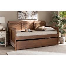We did not find results for: Baxton Studio Toveli Vintage French Inspired Ash Wanut Finished Wood And Synthetic Rattan Daybed With Trundle