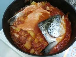 Salmon Fish Head Stew In Alaska Style Healthy Recipes Salmon Fish Food