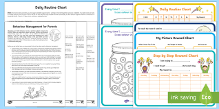 Behavior Charts Resource Pack Morning Routine