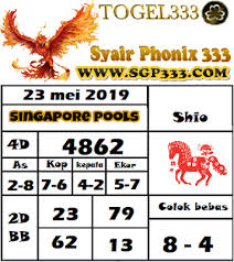 Syair Phonix333 Sgp 23 Mei 2019 Mei Sydney Singapura