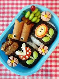 キャラ弁 マリオ フラワー弁当 型紙あり by cake mama レシピ 弁当 お弁当 キュートな料理