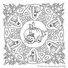 Another Halloween Mandala Halloween Coloring Pages Fall Coloring Pages Coloring Pages