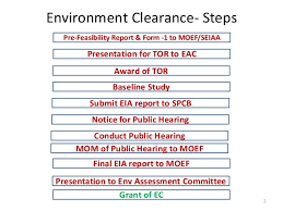 Environment Clearance Procedure India