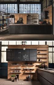 Factory Kitchen With Peninsula Factory Collection By Aster Cucine Design Lorenzo Granocchia Cafe Design Restaurant Design Coffee Shop Design