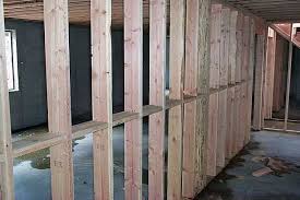 Measure down from the level to locate the centerline of the pvc drain line. What Is The Purpose Of Horizontal Blocks On A Bearing Wall Home Improvement Stack Exchange