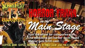 But, if you guessed that they weigh the same, you're wrong. Horror Trivia Scarefest Horror Paranormal Convention