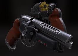Long range, with optional scramble spectrum effect (damage is reduced but you will mess up hull tanks). Revolvers Or Pistols In Odyssey Do You Tink Guys That Fdev Will Include Pistols And Revolvers In Odyssey It Would Be So Cool To Blast Trough Enemies Wit For Example Deckard S Gun