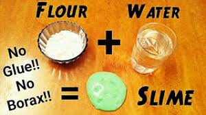 How do you make slime with only glue and water? How To Make Slime With Flour And Water Diy Slime Without Glue Or Borax Flour Slime Without Glue Youtube