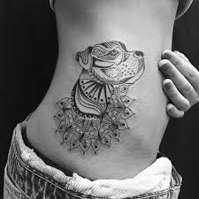Black And White Boxer Dog Tattoo Ideas Mandala Dog Tattoo Google Search Tattoos Tattoos For Lovers Dog Tattoos