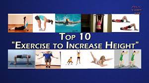 Most height growth programs work in a similar fashion: Top 10 Exercise To Increase Height Health Tips Height Growth Youtube