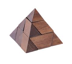 Each box is filled with unique shaped jigsaw puzzle pieces carefully cut to the shape of the object, animal, building, person and more. Wooden Pyramid Puzzle Jaques Of London Wooden Puzzles Wooden Puzzles Games Wood Puzzles