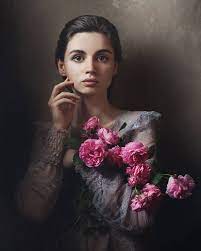 Self Portrait With Roses By Mariababintseva Portrait Photography Women Fine Art Portrait Photography Self Portrait Photography