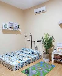 Bilik tidur adalah salah satu bilik yang boleh memanfaatkan sepenuhnya bahan kayu. Simple Deco Bilik Tanpa Katil Deco Rumah Cantik Facebook