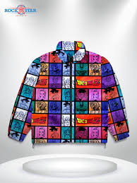 Dragon ball z goku super saiyan hoodie sweatshirt. Dragon Ball Z Goku And Vegeta Puffer Jacket Rockstar Jacket