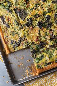 Make A Morel Mushroom Prosciutto Sheet Pan Quiche Recipe Quiche Recipes Brunch Egg Dishes Onion Recipes