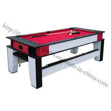 China 2 In One Pool Table Air Hockey Table Combo With Auto Ball Return System China Pool Table And Billiard Table Price