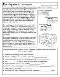 Earthquake Introduction And Famous Quakes Teacher Directed Individual Or Center Activities Earthquake Lessons Earthquakes Activities Earth Science Teacher