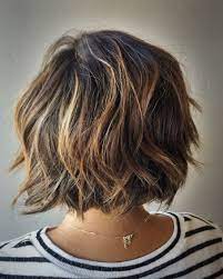 Textured Bob Thick Hair Styles Wavy Bob Hairstyles Hair Styles