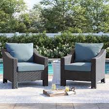 With hundreds of options to customize your outdoor furniture, get crafty with your patio design and make it your own. Sol 72 Outdoor Portola Patio Chair With Cushions Reviews Wayfair