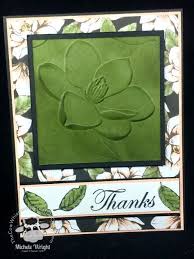 Good Morning Magnolia Embossed Card Magnolien Karten Gepragte Karten