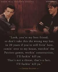 Best good will hunting quotes. 20 Moving Quotes From Good Will Hunting About Life Love And How To Never Have Regrets Good Will Hunting Good Will Hunting Quotes Movie Quotes