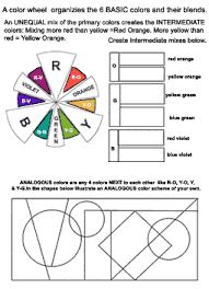 Colored Pencil Color Worksheet Good Review Of Color Element And Importance Of Blending Values Art Worksheets Art Homeschool Art