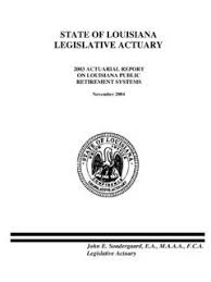 State Of Louisiana Legislative Actuary State Of Louisiana Legislative Actuary Pdf Pdf4pro