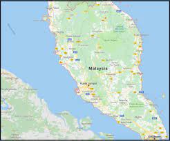 Map of malaysia, satellite view. Malaysia Map Singapore Map And More Free Printable International Maps