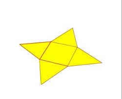Draw the plan and elevation of a pyramid, standing vertically on its base, with its equal length of 5 cm and height 5 cm.video tutorials made by deepak drawi. Interactives 3d Shapes Pyramids